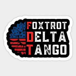 Foxtrot-Delta-Tango Sticker
